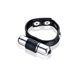 Leather Vibe Cock Ring - - Vibrating Cock Rings